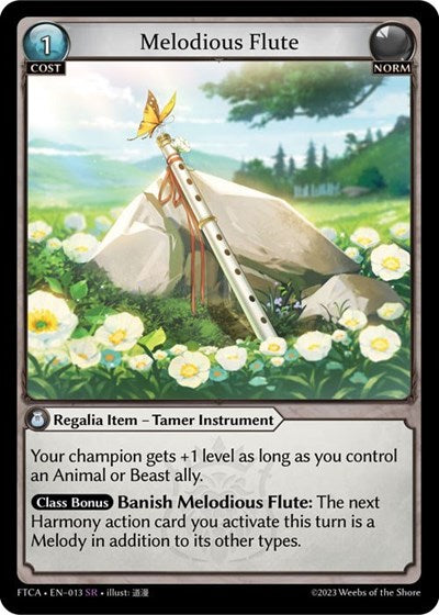 Melodious Flute - 013 - Super Rare - Fractured Crown