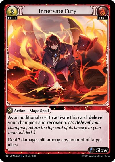 Innervate Fury - 055 - Rare - Fractured Crown