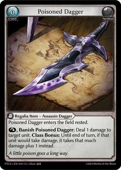 Poisoned Dagger - 015 - Super Rare - Fractured Crown