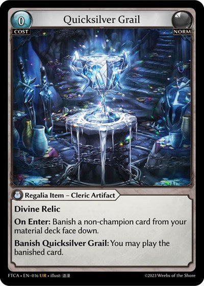 Quicksilver Grail (016) - 016 - Ultra Rare - Fractured Crown