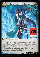 Imperious Highlander - 005 - Promo - Promotional Cards