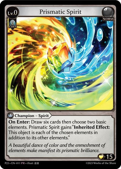 Prismatic Spirit - 011 - Promo - Promotional Cards