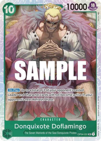Donquixote Doflamingo - OP04-031 - Super Rare - Kingdoms of Intrigue