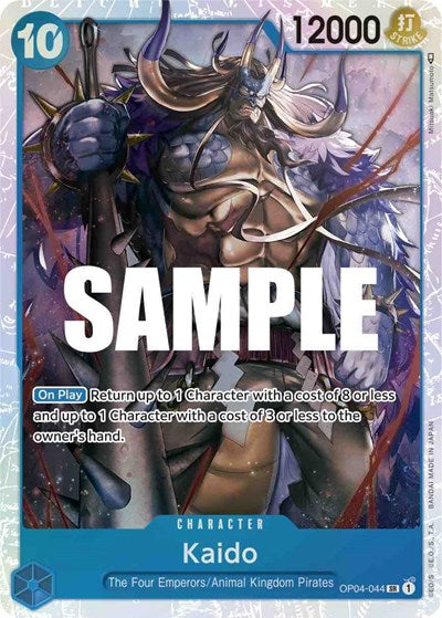 Kaido - OP04-044 - Super Rare - Kingdoms of Intrigue