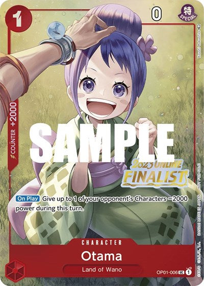 Otama (Online Regional 2023) [Finalist] - OP01-006 - Promo - One Piece Promotion Cards