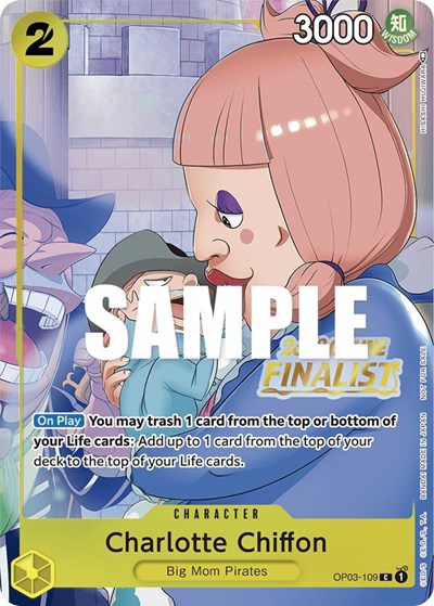 Charlotte Chiffon (Online Regional 2023) [Finalist] - OP03-109 - Promo - One Piece Promotion Cards