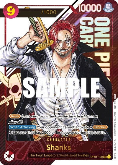 Shanks (Championship 2023) [Serial Number] - OP01-120 - Promo - One Piece Promotion Cards