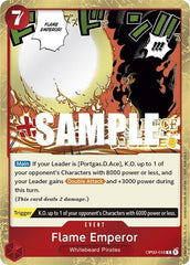 Flame Emperor (Judge Pack Vol. 2) - OP03-016 - Promo - One Piece Promotion Cards
