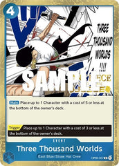 Three Thousand Worlds (Judge Pack Vol. 2) - OP03-057 - Promo - One Piece Promotion Cards