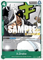 X.Drake (Judge Pack Vol. 2) - ST02-014 - Promo - One Piece Promotion Cards