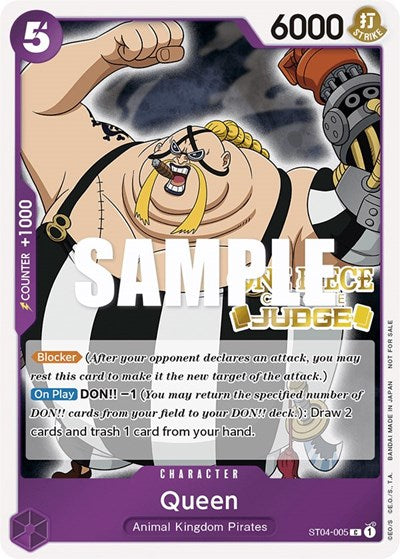 Queen (Judge Pack Vol. 2) - ST04-005 - Promo - One Piece Promotion Cards