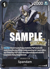 Spandam (Offline Regional 2023) [Participant] - OP03-086 - Promo - One Piece Promotion Cards