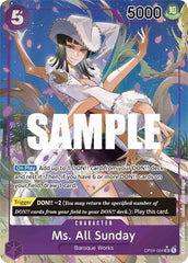 Ms. All Sunday - OP04-064 - Super Rare (Alternate Art) - Kingdoms of Intrigue