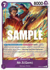 Mr.5 (Gem) - OP04-072 - Rare - Kingdoms of Intrigue