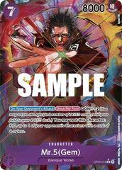 Mr.5 (Gem) - OP04-072 - Rare (Alternate Art) - Kingdoms of Intrigue