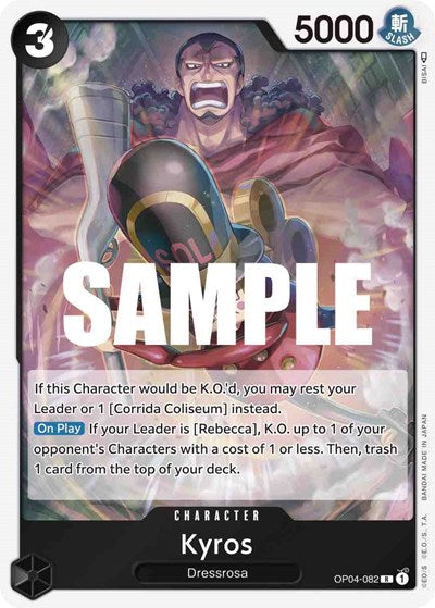Kyros - OP04-082 - Rare - Kingdoms of Intrigue