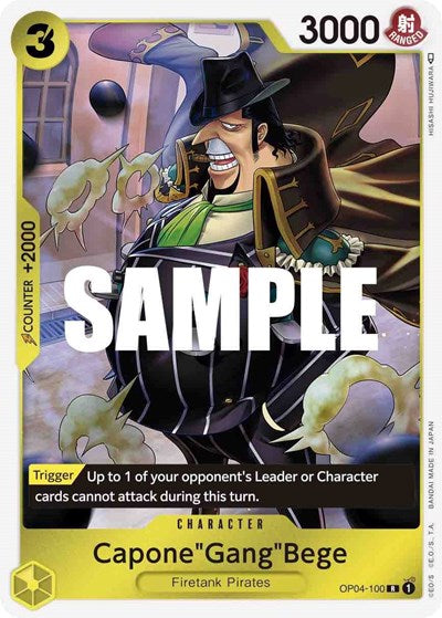 Capone"Gang"Bege - OP04-100 - Rare - Kingdoms of Intrigue