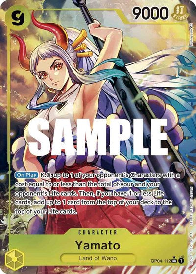Yamato - OP04-112 - Super Rare (Alternate Art) - Kingdoms of Intrigue