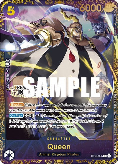 Queen - ST04-005 - Common (Treasure Cup) - One Piece Promotion Cards
