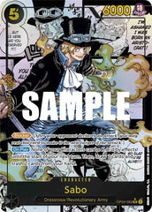 Sabo (Alternate Art) - OP04-083 - Super Rare (Manga Alt Art) - Kingdoms of Intrigue