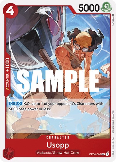Usopp - OP04-003 - Uncommon - Kingdoms of Intrigue
