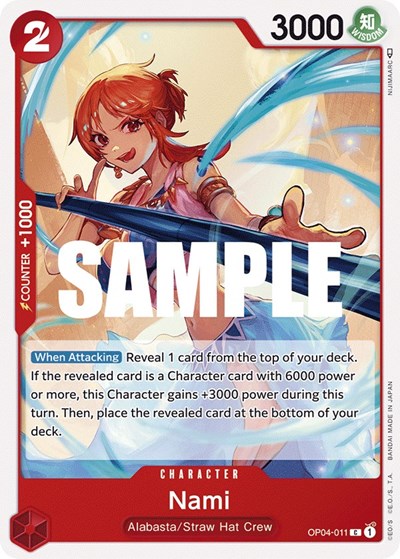 Nami - OP04-011 - Common - Kingdoms of Intrigue