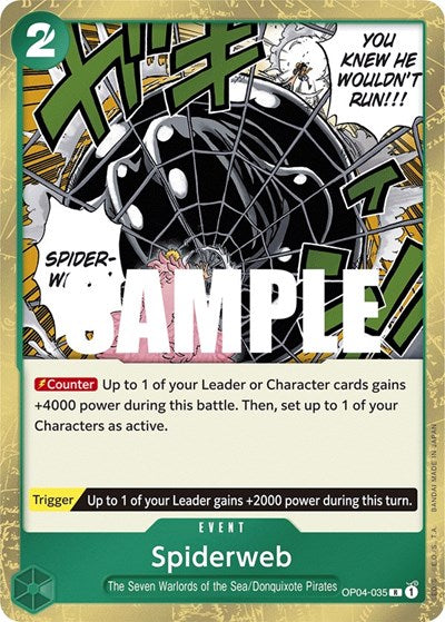 Spiderweb - OP04-035 - Rare - Kingdoms of Intrigue