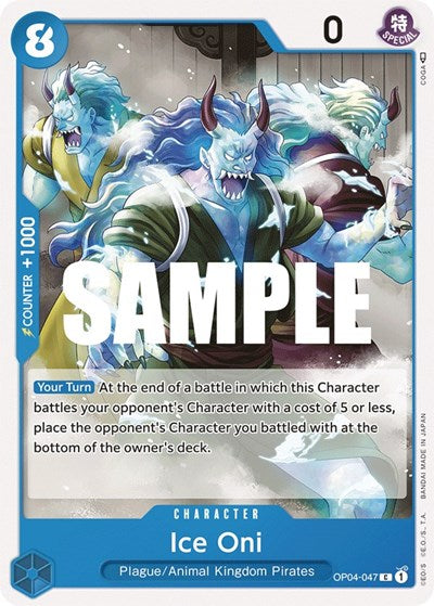 Ice Oni - OP04-047 - Common - Kingdoms of Intrigue