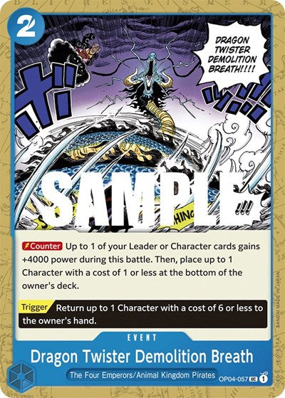 Dragon Twister Demolition Breath - OP04-057 - Uncommon - Kingdoms of Intrigue