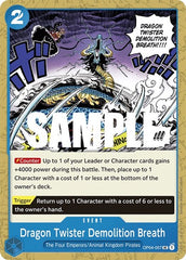 Dragon Twister Demolition Breath - OP04-057 - Uncommon - Kingdoms of Intrigue