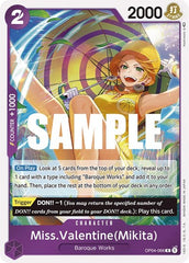 Miss.Valentine(Mikita) - OP04-066 - Rare - Kingdoms of Intrigue