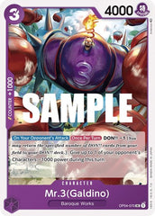Mr.3 (Galdino) - OP04-070 - Uncommon - Kingdoms of Intrigue