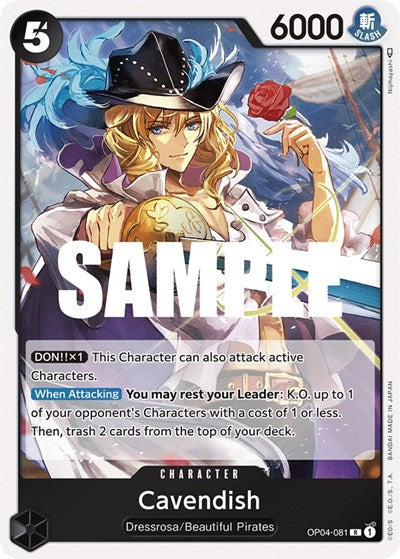 Cavendish - OP04-081 - Rare - Kingdoms of Intrigue