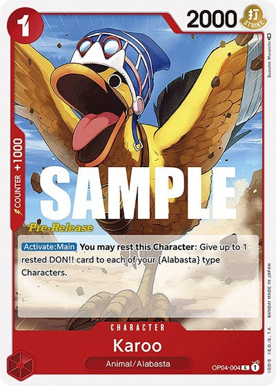 Karoo - OP04-004 - Common - Kingdoms of Intrigue Pre-Release Cards