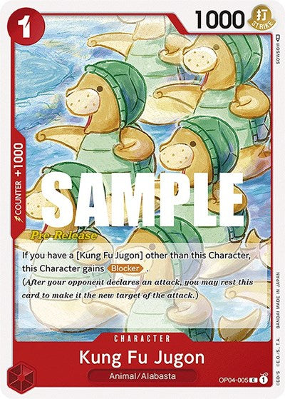 Kung Fu Jugon - OP04-005 - Common - Kingdoms of Intrigue Pre-Release Cards