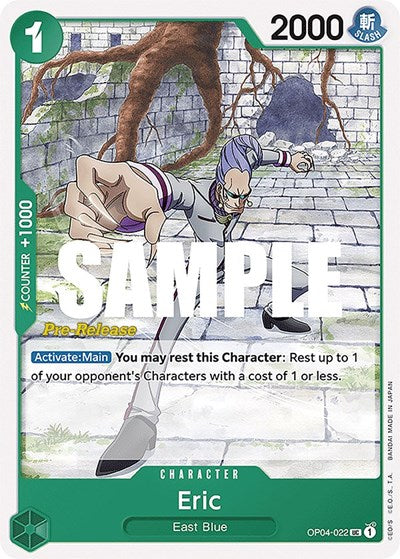 Eric - OP04-022 - Uncommon - Kingdoms of Intrigue Pre-Release Cards