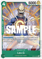 Lao.G - OP04-034 - Uncommon - Kingdoms of Intrigue Pre-Release Cards