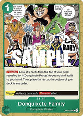 Donquixote Family - OP04-036 - Common - Kingdoms of Intrigue Pre-Release Cards