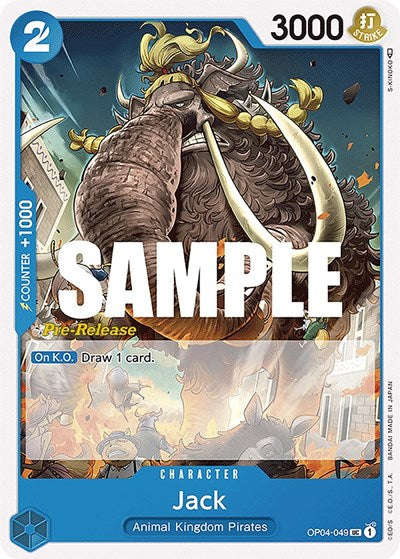 Jack - OP04-049 - Uncommon - Kingdoms of Intrigue Pre-Release Cards