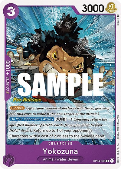 Yokozuna - OP04-068 - Common - Kingdoms of Intrigue Pre-Release Cards