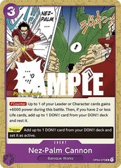 Nez-Palm Cannon - OP04-075 - Uncommon - Kingdoms of Intrigue Pre-Release Cards