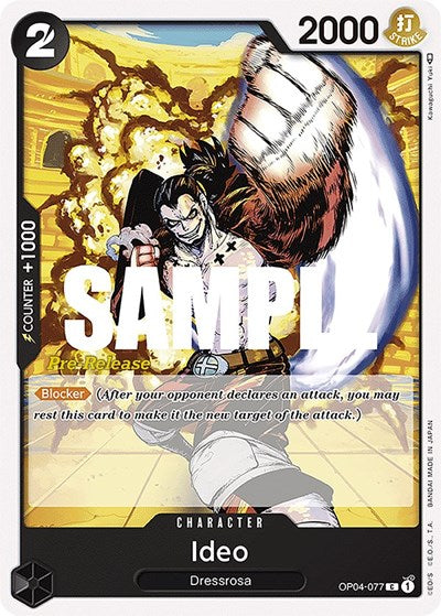 Ideo - OP04-077 - Common - Kingdoms of Intrigue Pre-Release Cards
