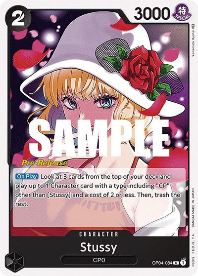Stussy - OP04-084 - Common - Kingdoms of Intrigue Pre-Release Cards