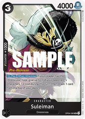 Suleiman - OP04-085 - Uncommon - Kingdoms of Intrigue Pre-Release Cards