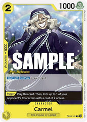 Carmel - OP04-101 - Common - Kingdoms of Intrigue Pre-Release Cards