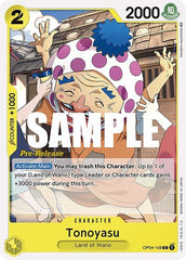 Tonoyasu - OP04-109 - Common - Kingdoms of Intrigue Pre-Release Cards