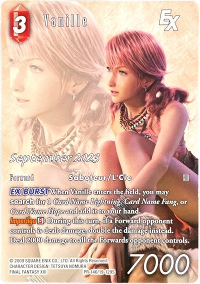 Vanille EX - PR-146/19-129S - Promo - FF: Promo Cards
