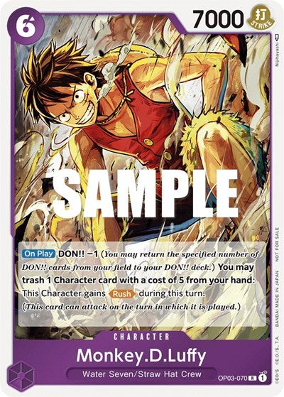Monkey.D.Luffy (Dash Pack) - OP03-070 - Rare - Kingdoms of Intrigue