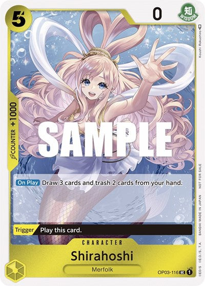 Shirahoshi (Dash Pack) - OP03-116 - Uncommon - Kingdoms of Intrigue