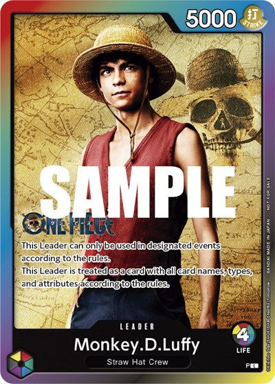 Monkey.D.Luffy (Leader Pack - Live Action) (Sealed Battle 2023 Vol. 1) - Promo - One Piece Promotion Cards